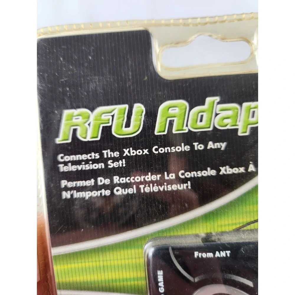 Vintage Sealed RFU Adapter Connects Xbox‎ Console to Television Set TV Connector